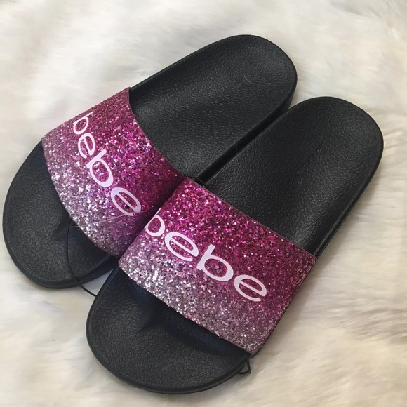 bebe glitter slides